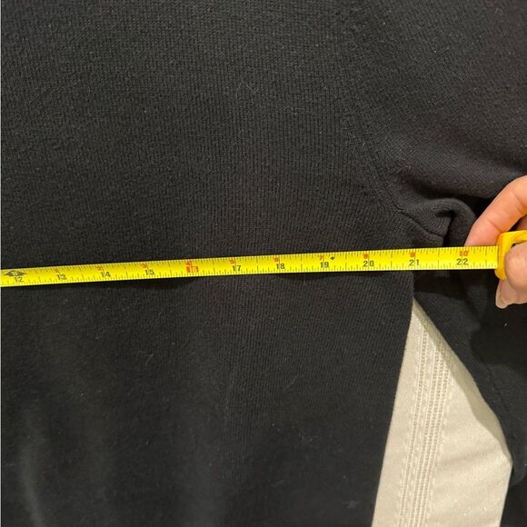 Banana Republic Men’s Sweater Jacket Black Quilted High Neck Medium Button Down - Picture 9 of 10